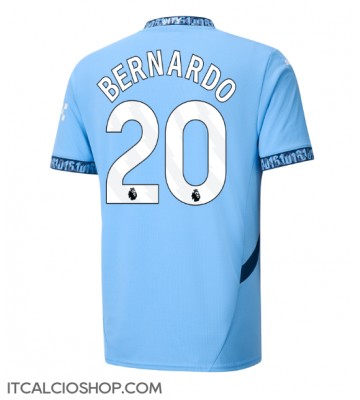 Manchester City Bernardo Silva #20 Prima Maglia 2024-25 Manica Corta
